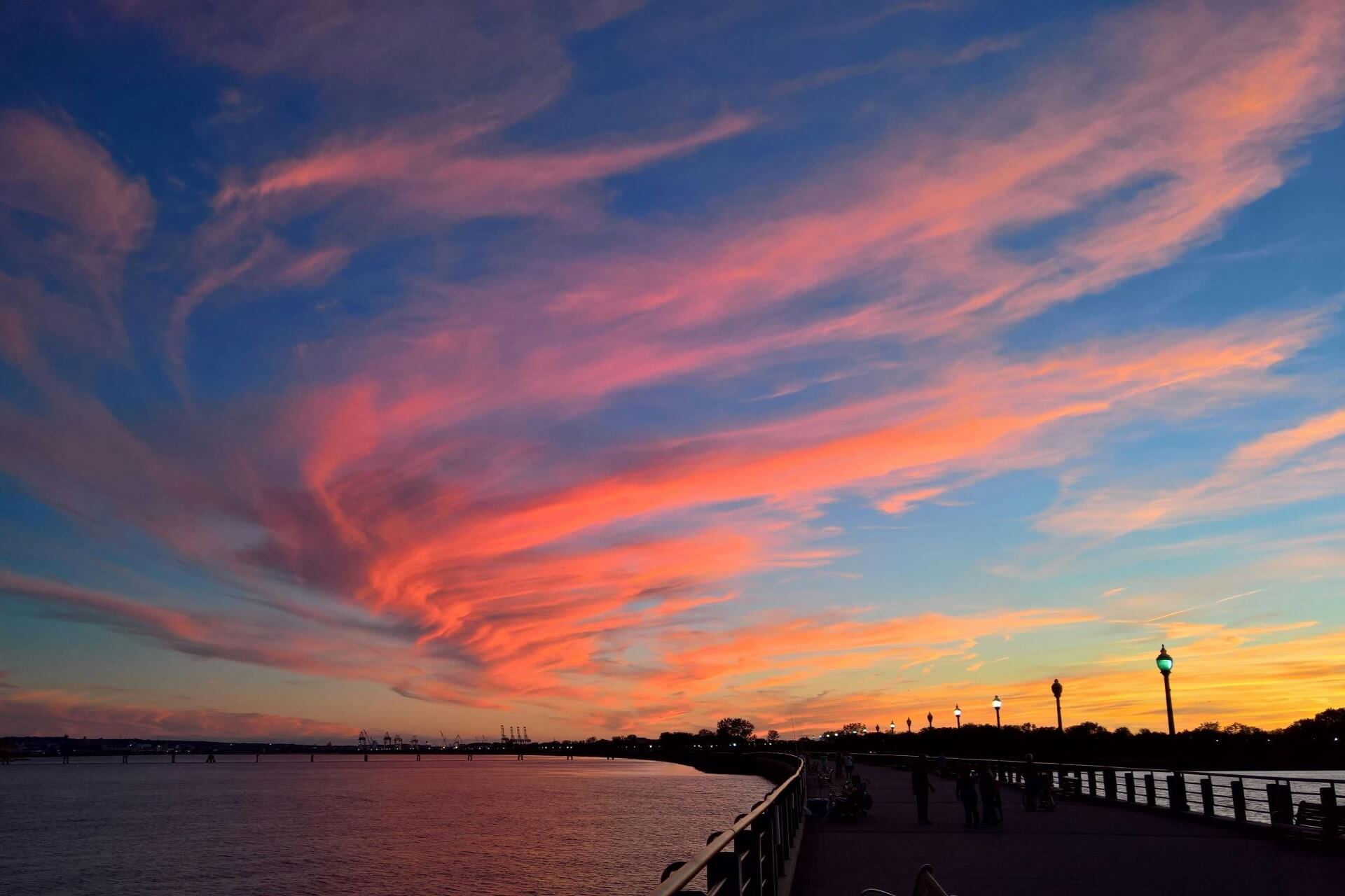 Beautiful view of Jersey City, New Jersey